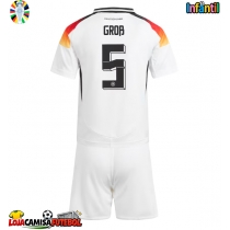 Camisa de Futebol Alemanha Pascal Gross #5 Equipamento Principal Infantil Europeu 2024 Manga Curta (+ Calças curtas)